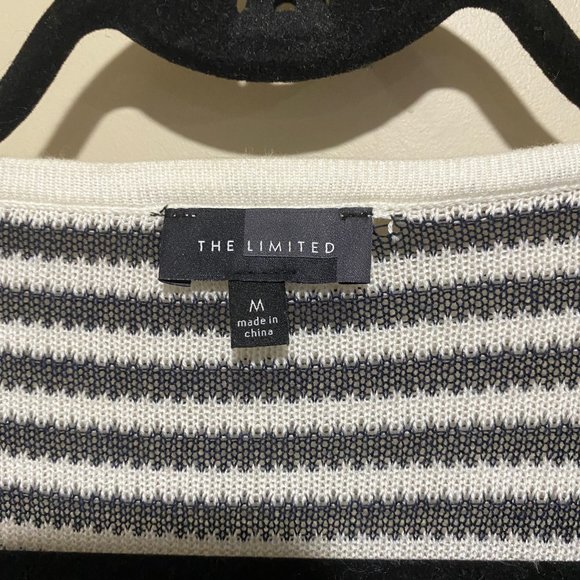 The Limited Navy and White Cardigan - NWOT - Picture 3 of 4